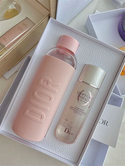 dior water bottle pink